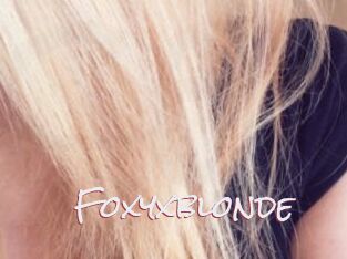 Foxyxblonde