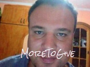 MoreToGive